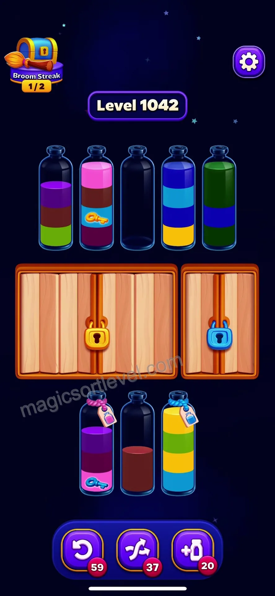Unlock initial keys early