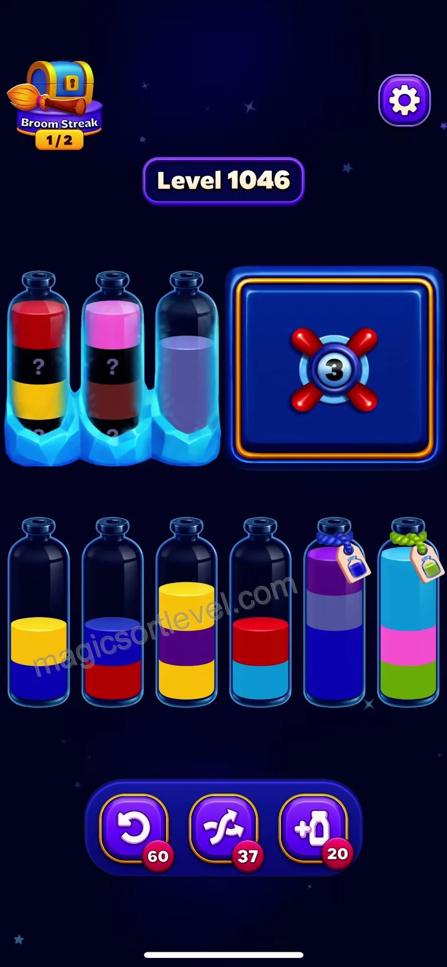 Use Initial Empty Tube for Yellow and Red