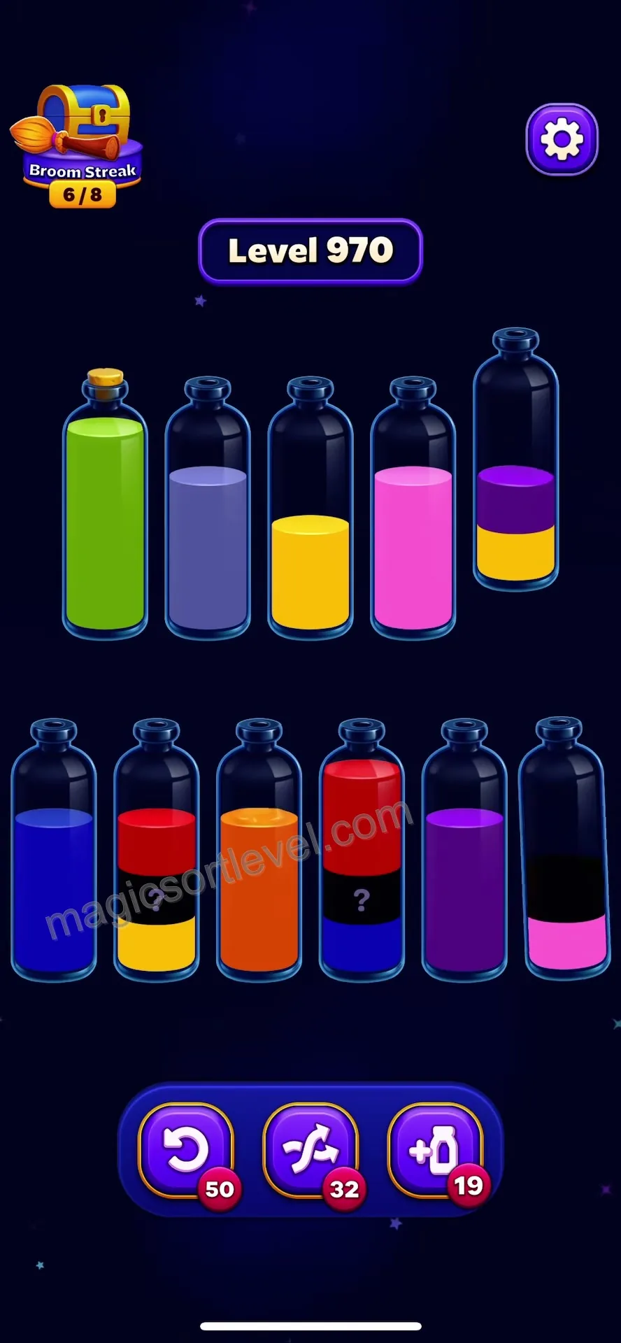 Managing Mixed Question-Mark Tubes
