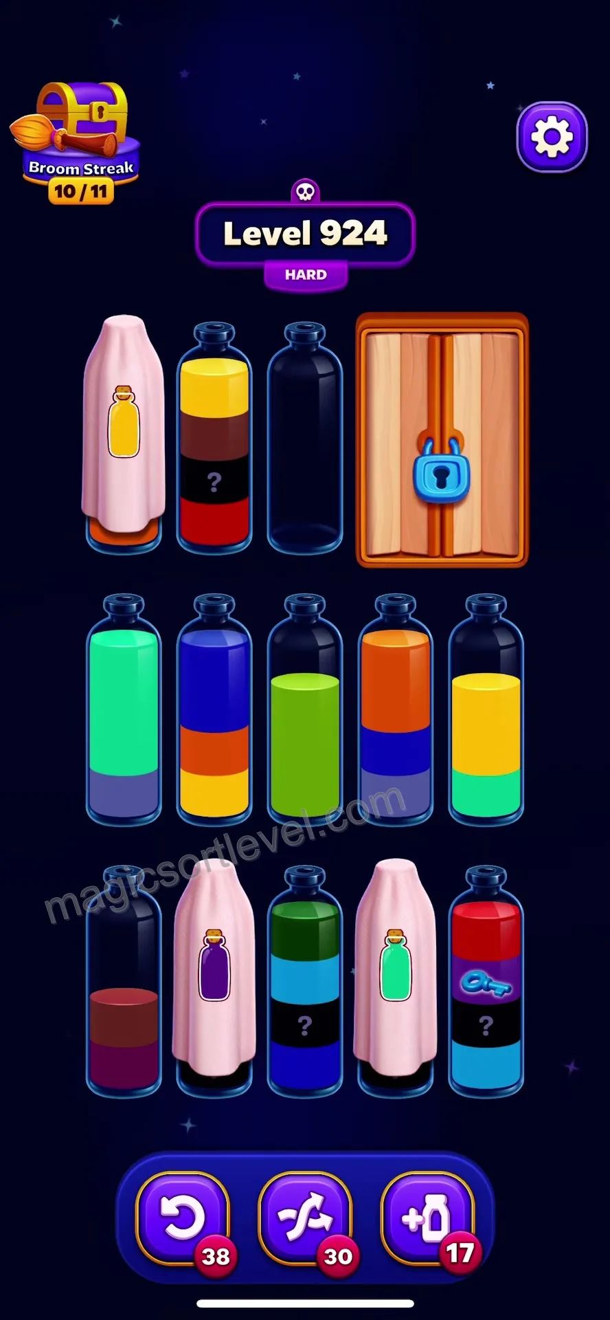 Manage Mystery and Locked Bottles