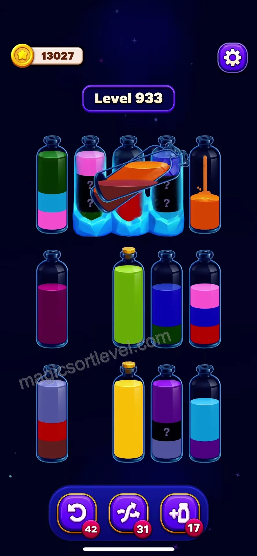 Manage mixed color layers