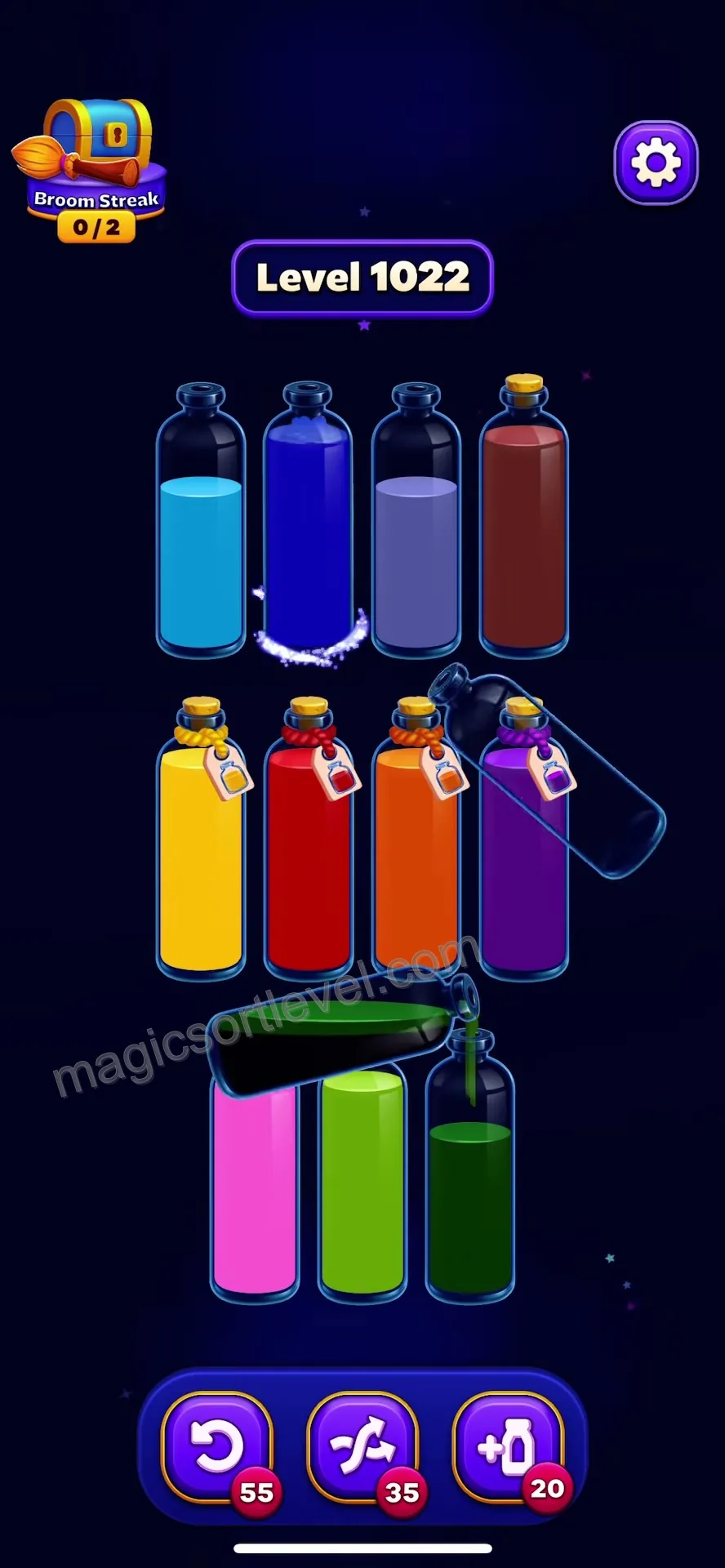 Consolidate final liquid layers