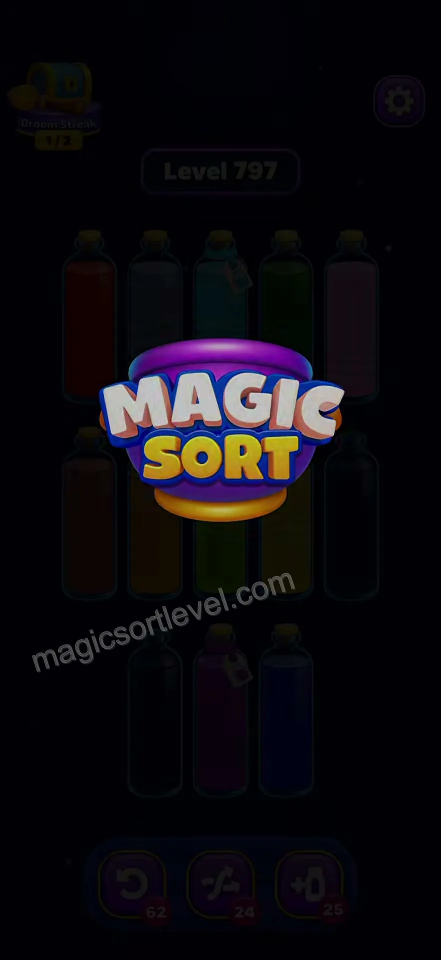 Final bottle sorting and cleanup