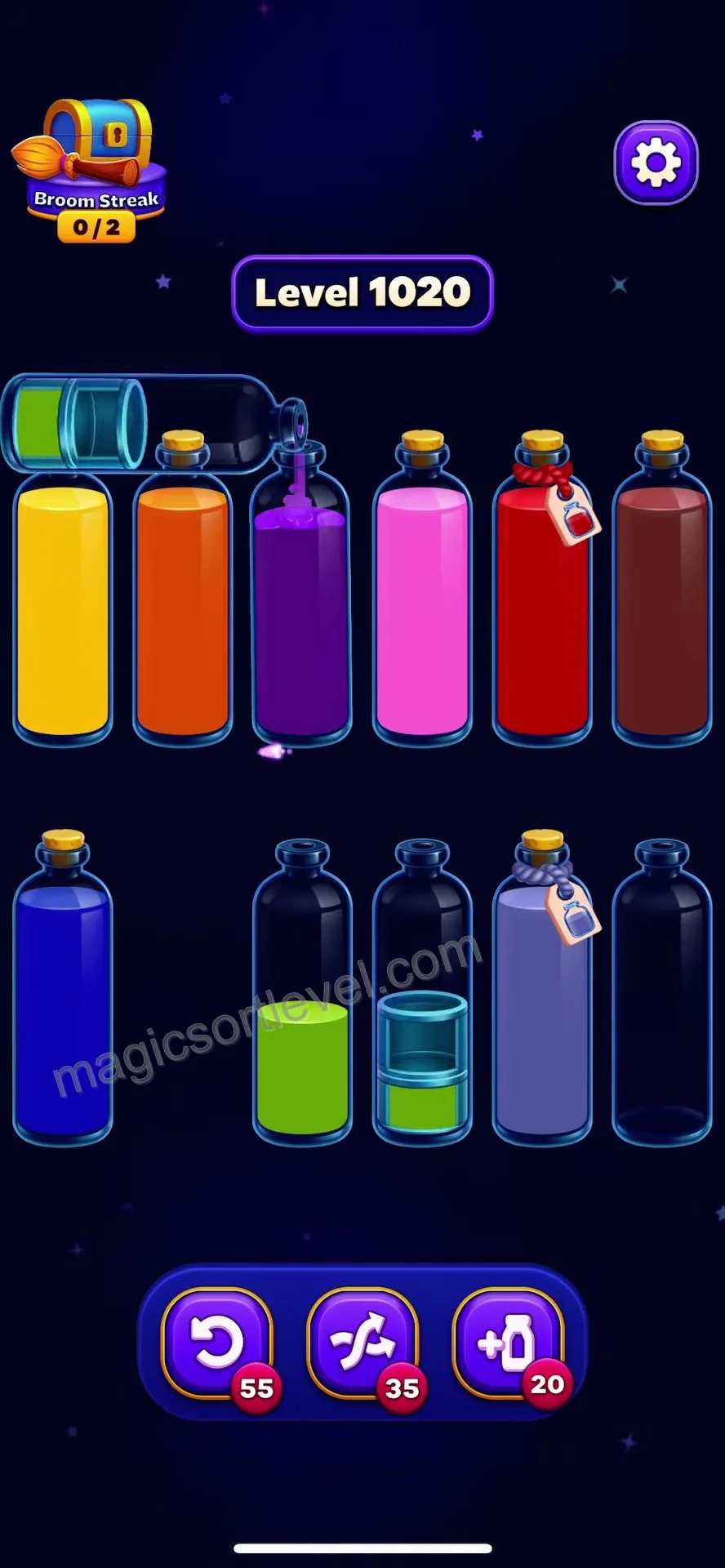 Clearing Final Bottles and Unlocking Tubes