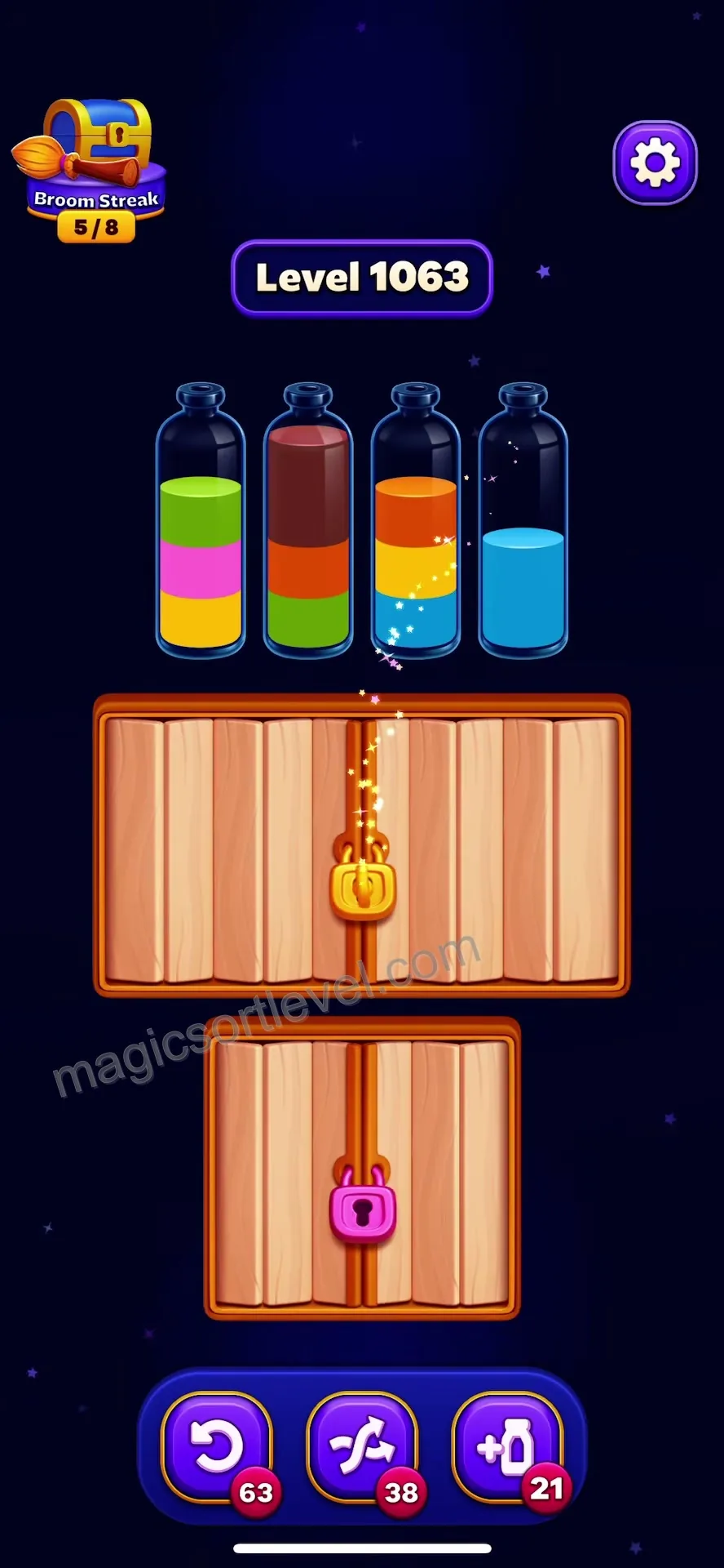 Clear initial blocked paths