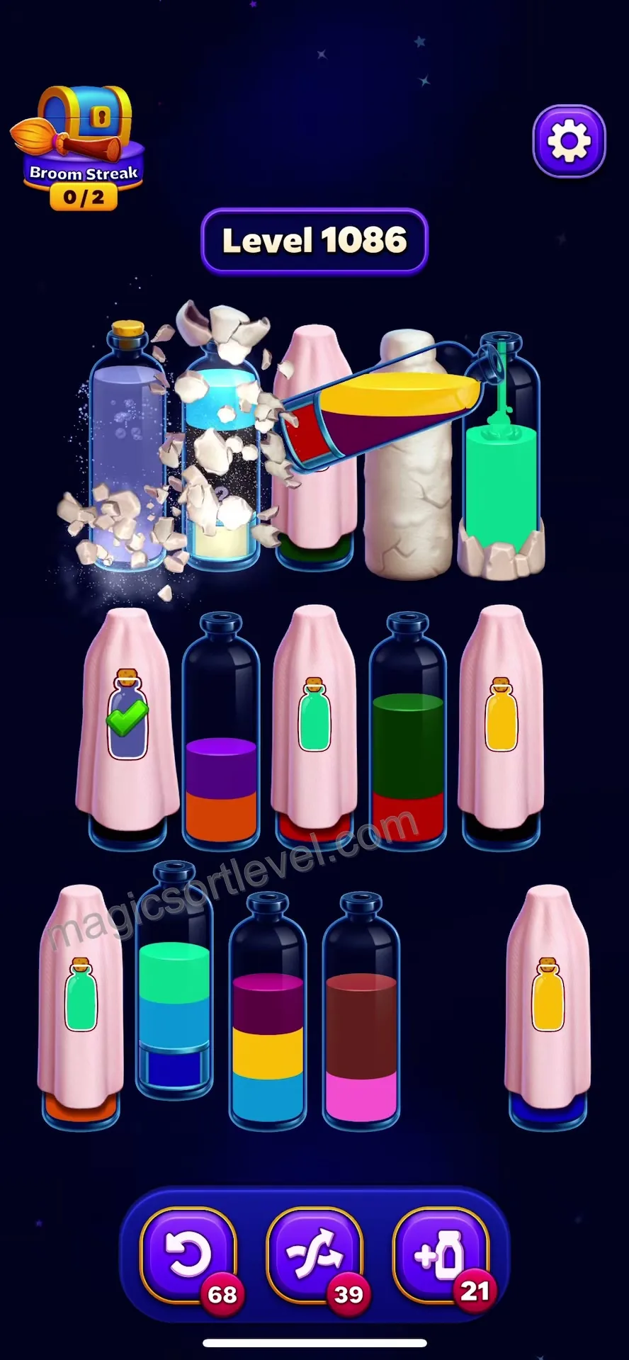 Crack Open Locked Bottles