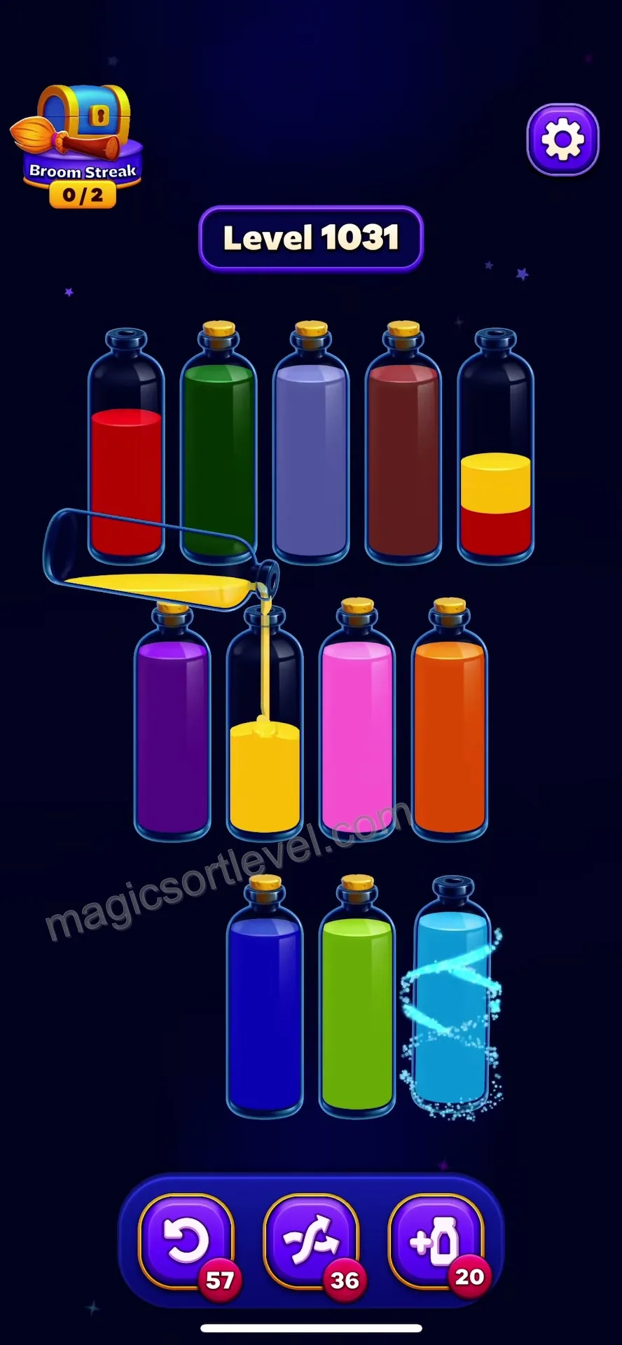 Consolidate Final Colors into Empty Tubes