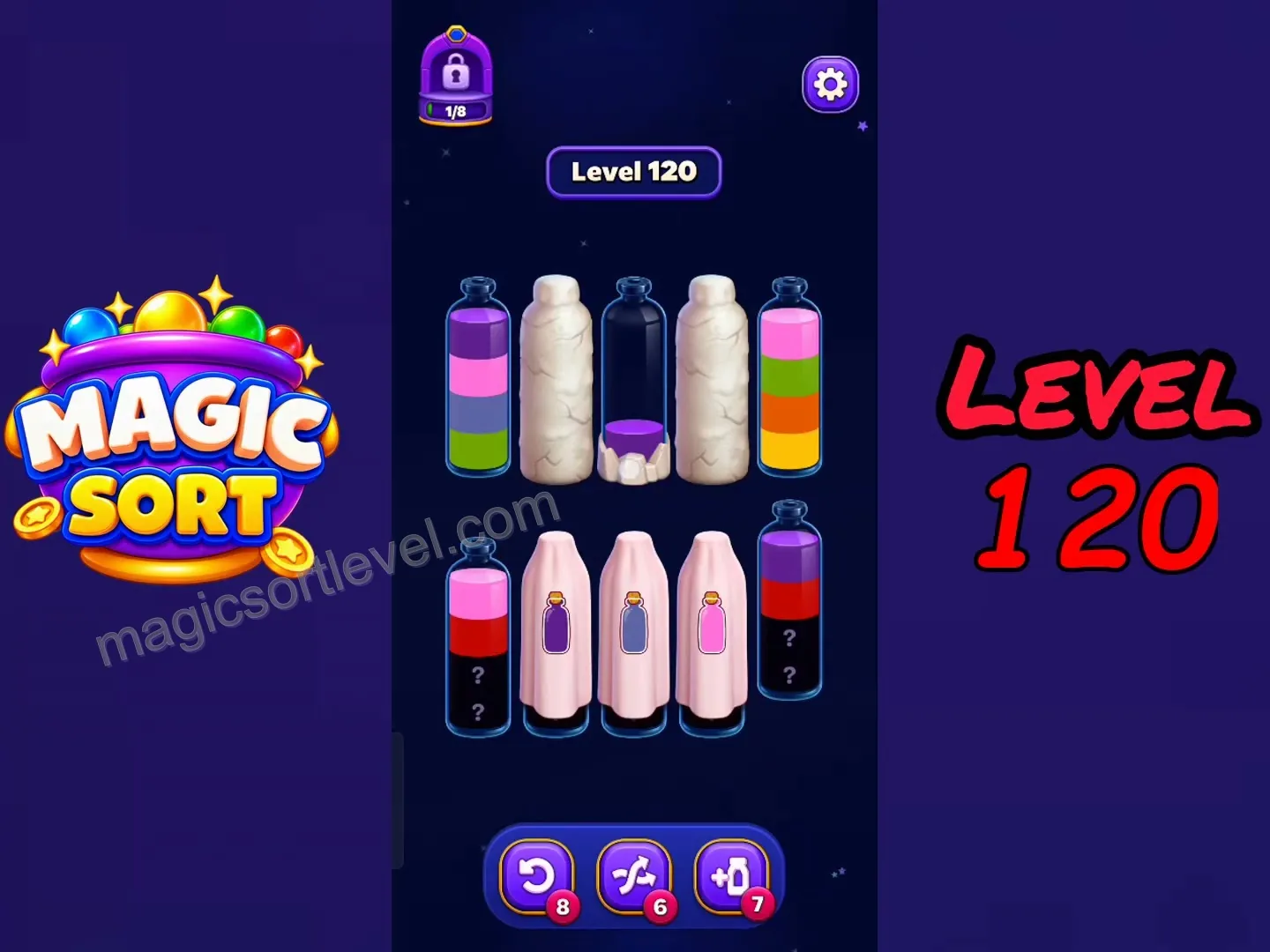 Clear Top Layers and Unlock Bottles