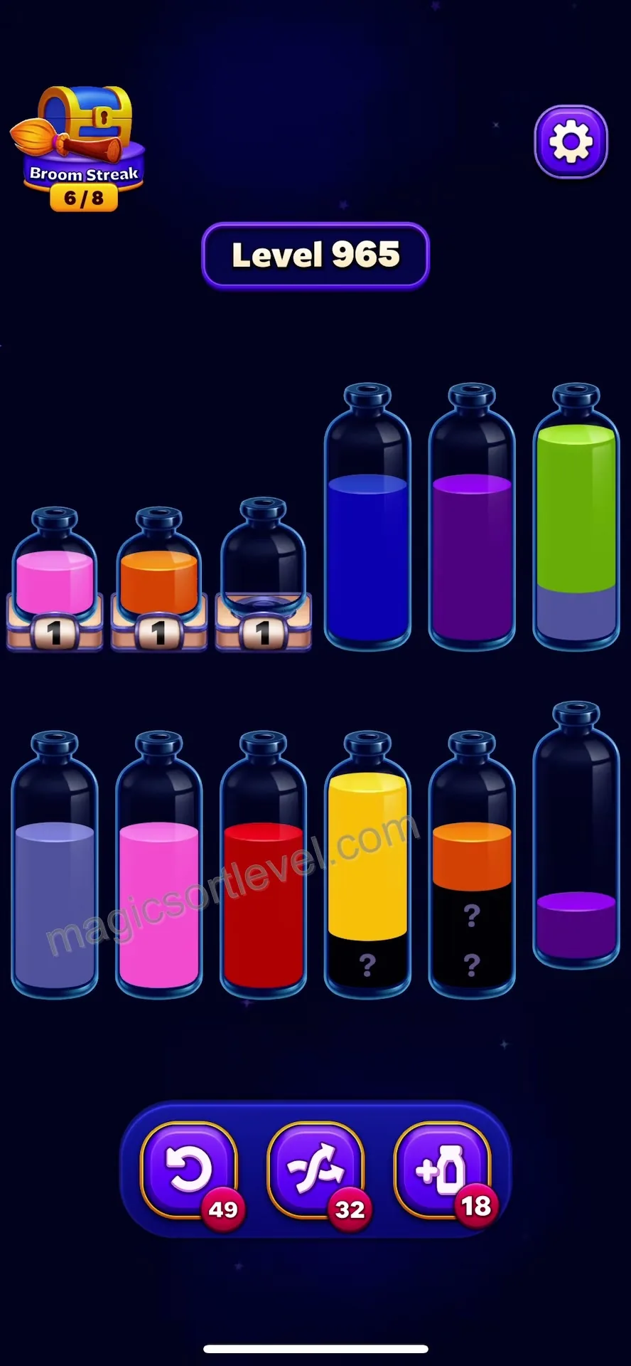 Manage Multi-Color Bottles