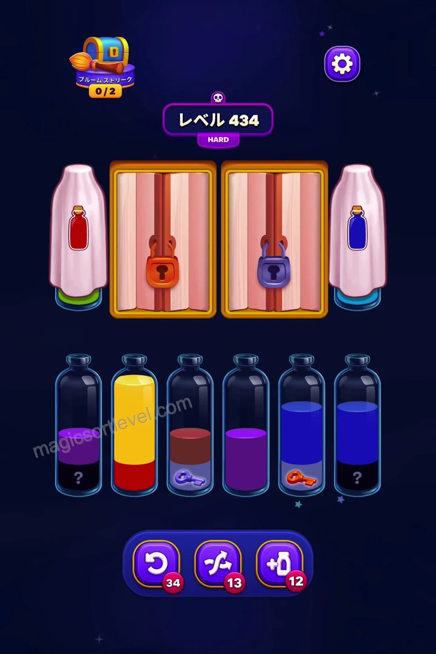 Clear keys and initial locks