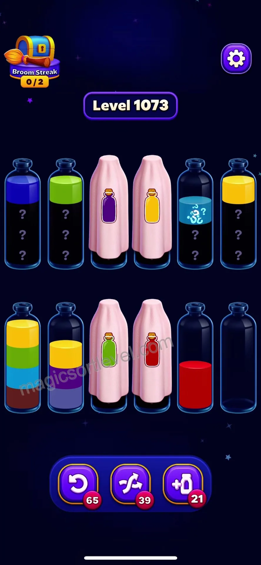 Clear Initial Surface Liquids