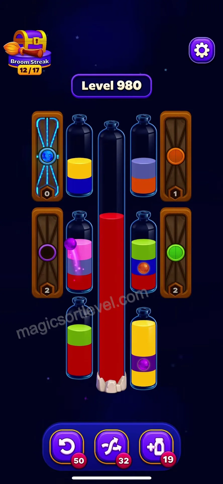 Clear Top Layers and Free Empty Tubes