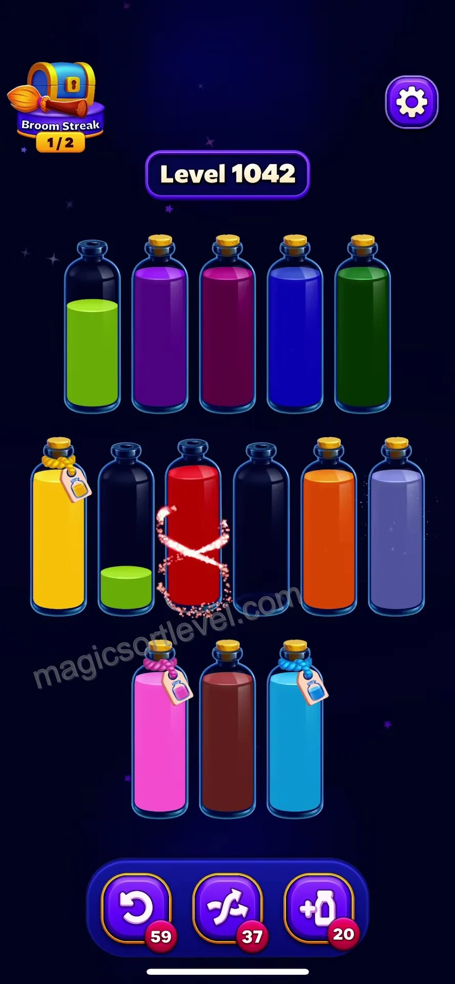 Consolidate final color tubes