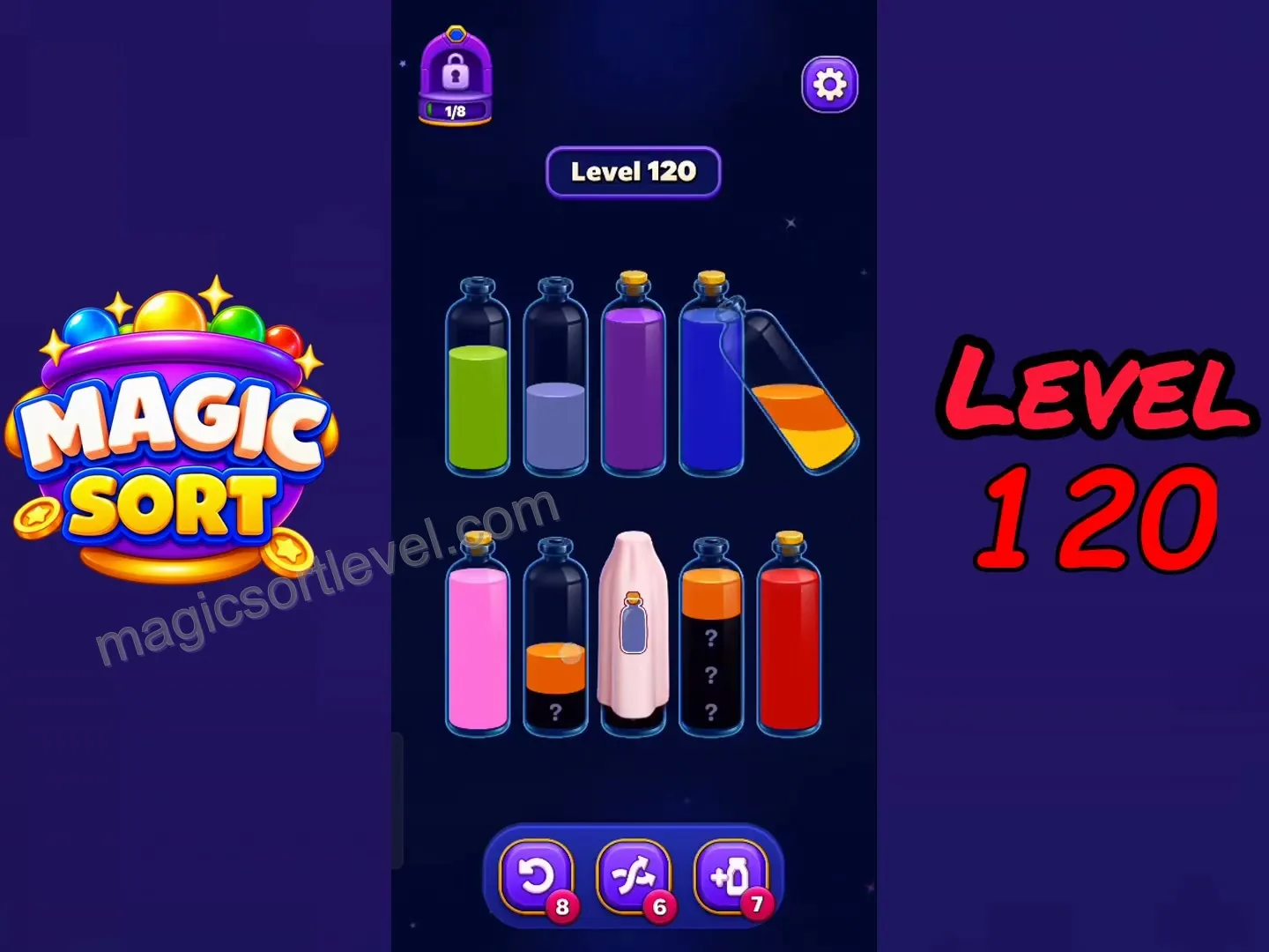 Manage Mixed Color Bottles