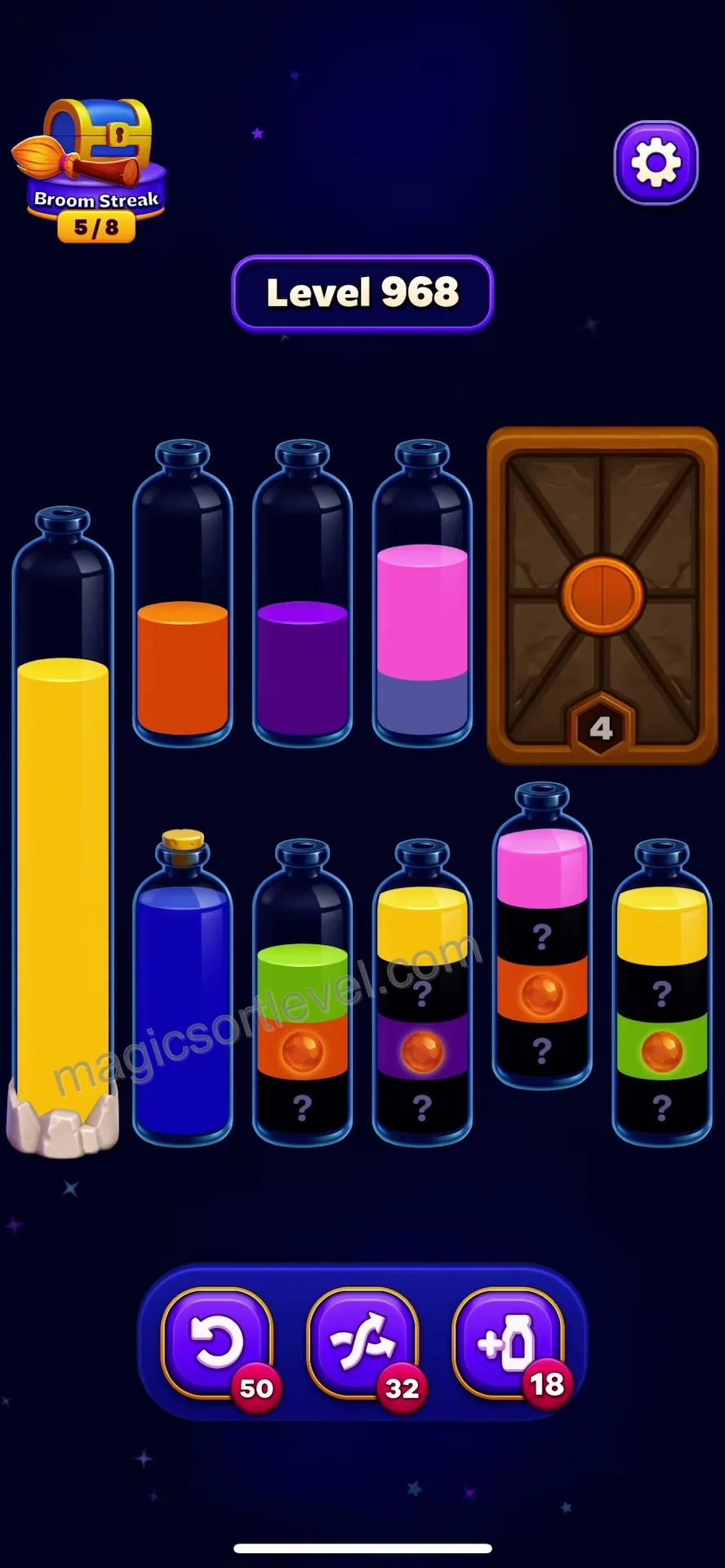 Managing Hidden Question Tubes