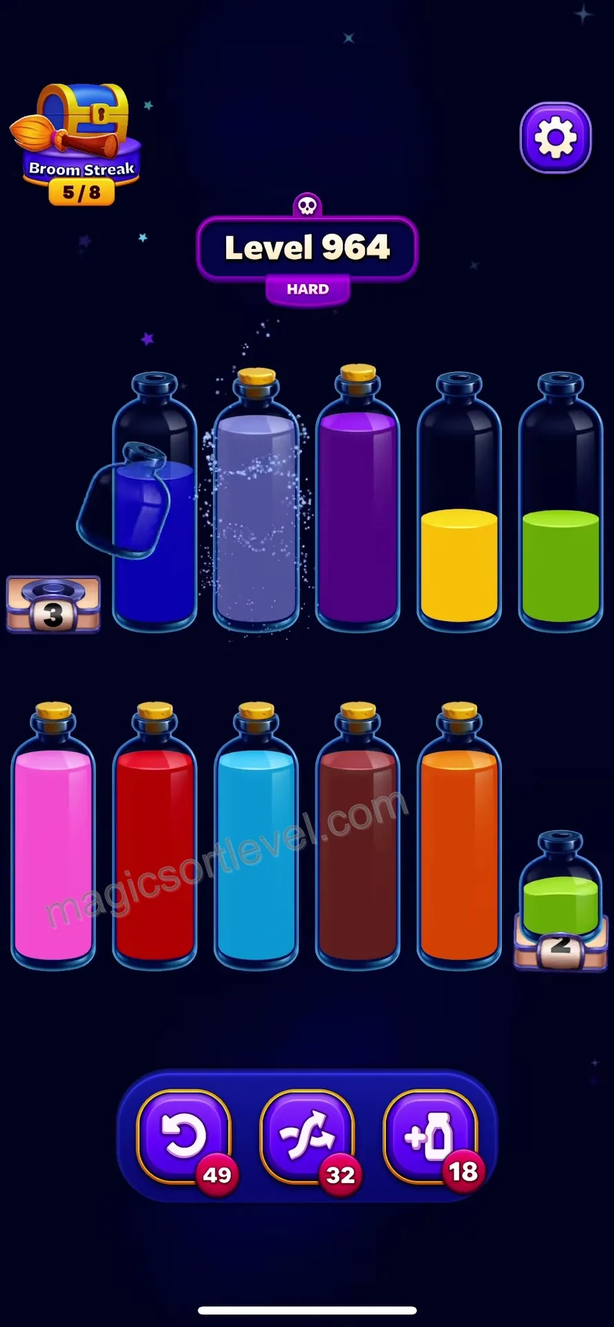 Clearing Final Bottles and Vaults
