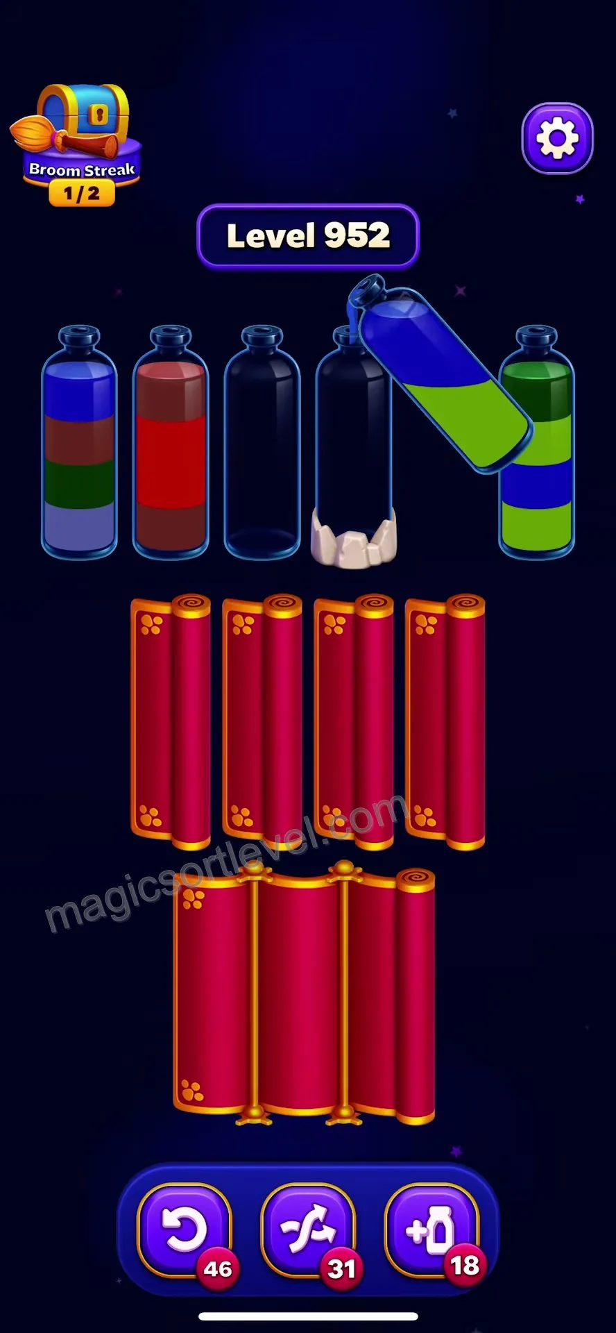 Unroll and Sort Initial Tubes